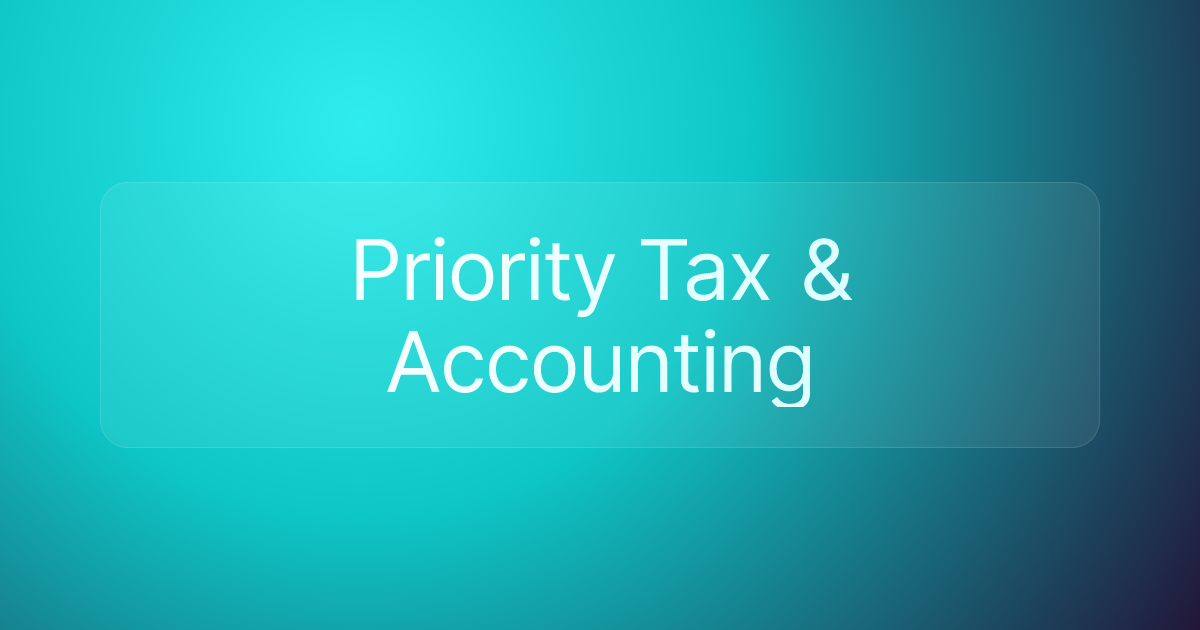 Priority Tax & Accounting