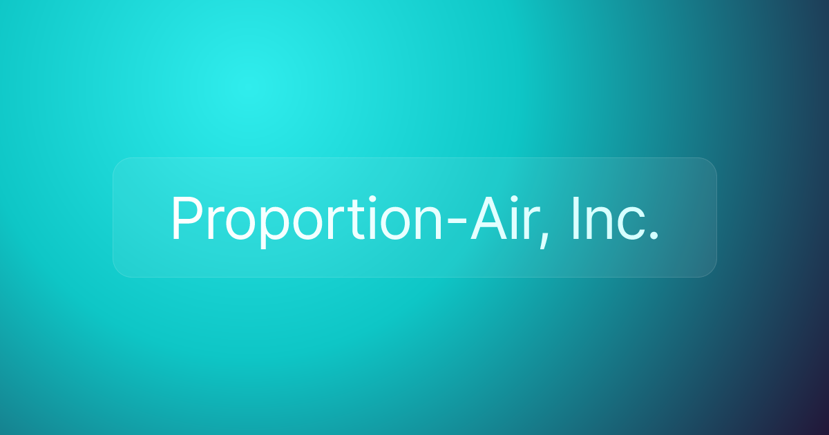 Proportion-Air, Inc.