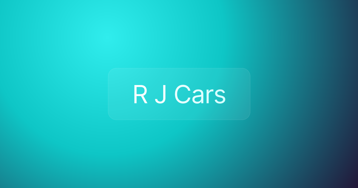 R J Cars