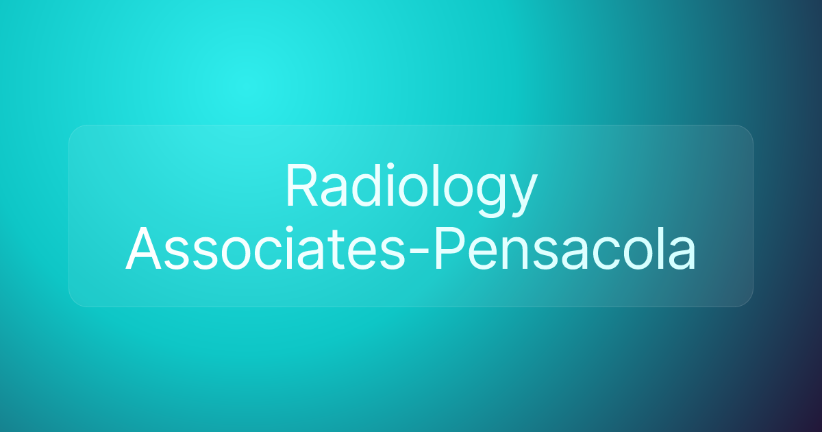 Radiology Associates-Pensacola