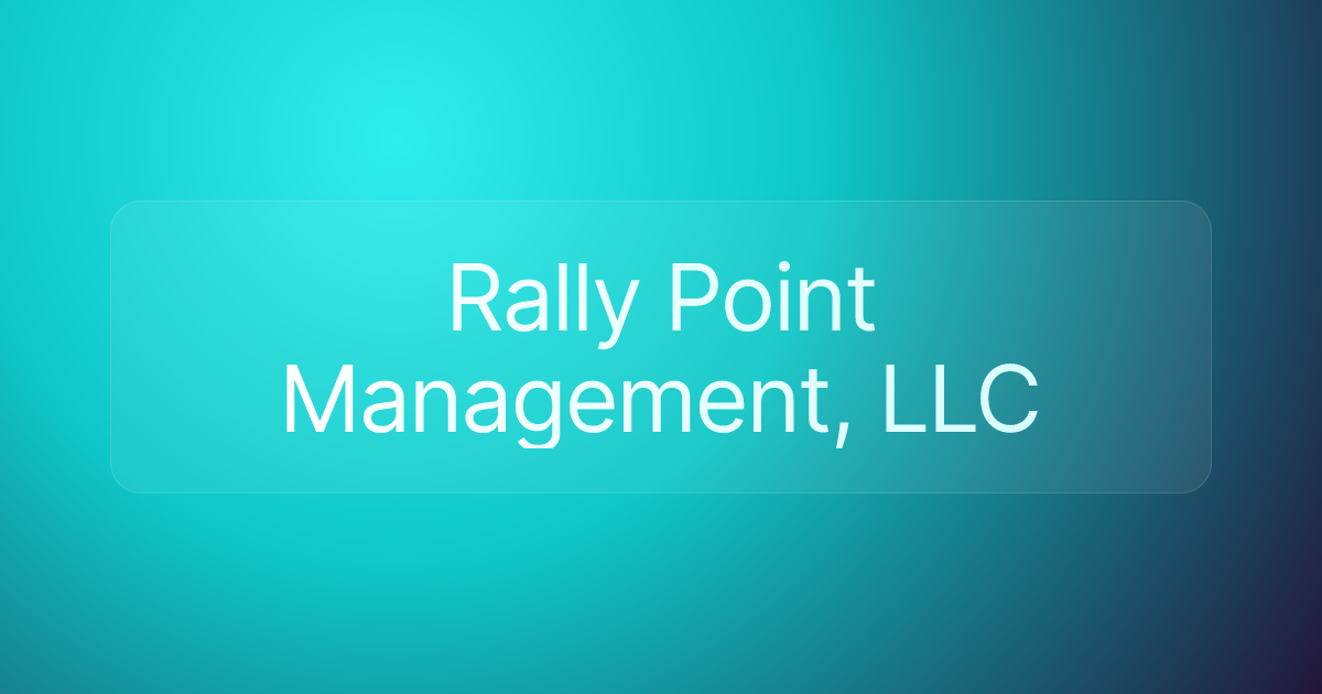 Rally Point Management, LLC