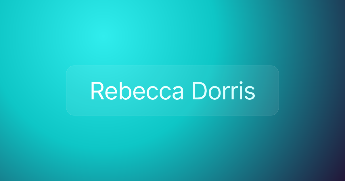 Rebecca Dorris