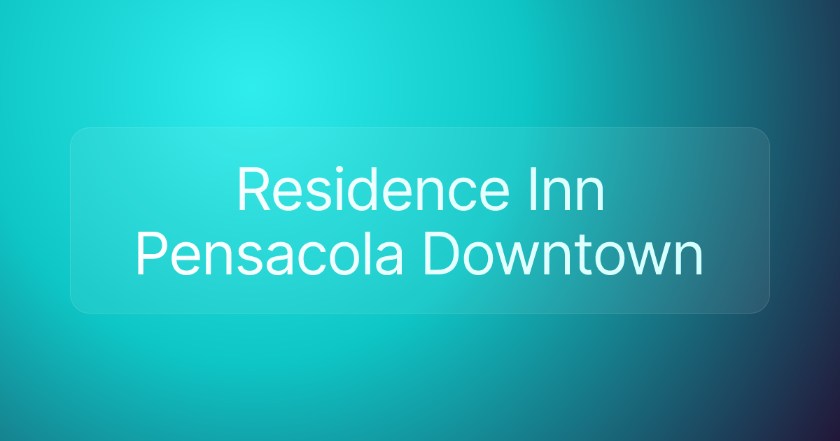 Residence Inn Pensacola Downtown