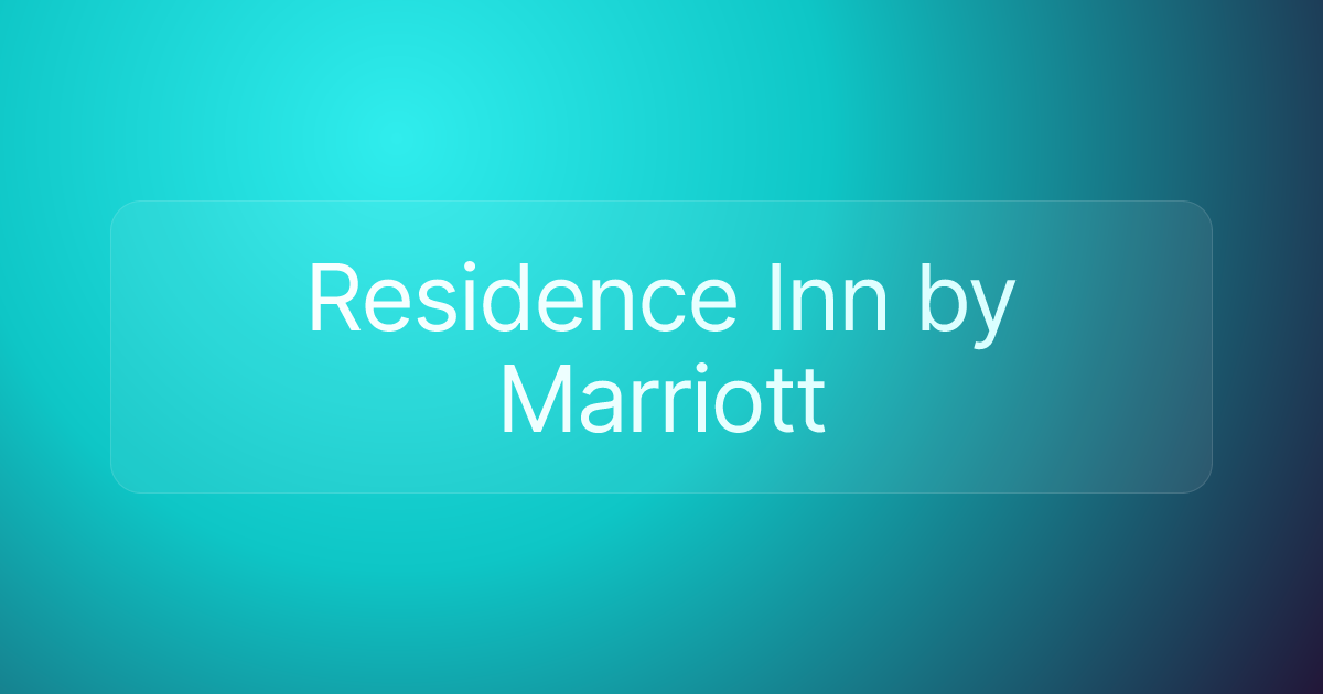 Residence Inn by Marriott