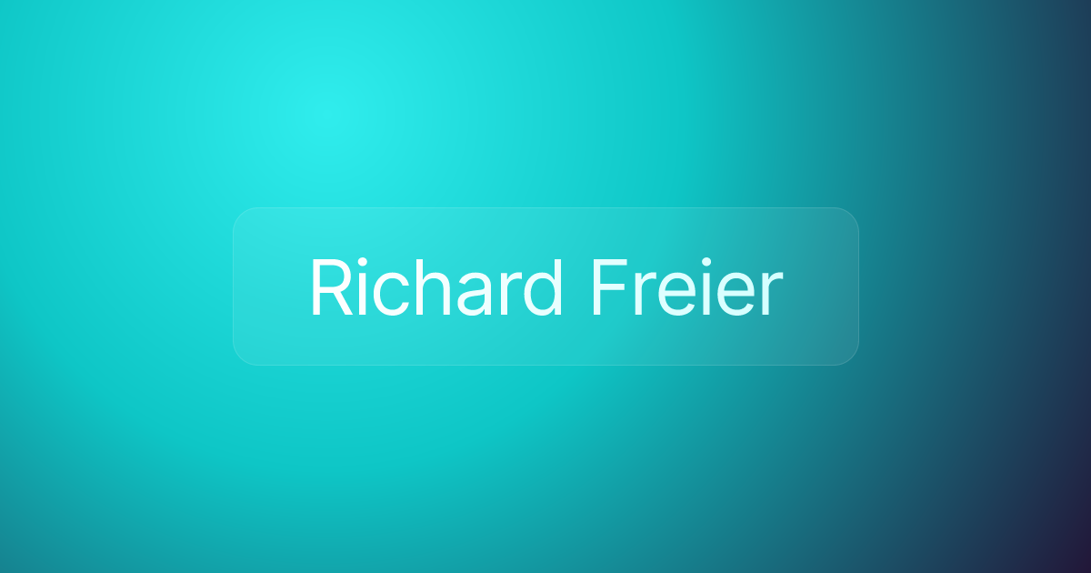 Richard Freier