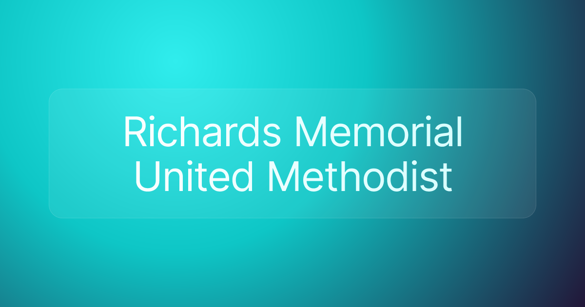 Richards Memorial United Methodist