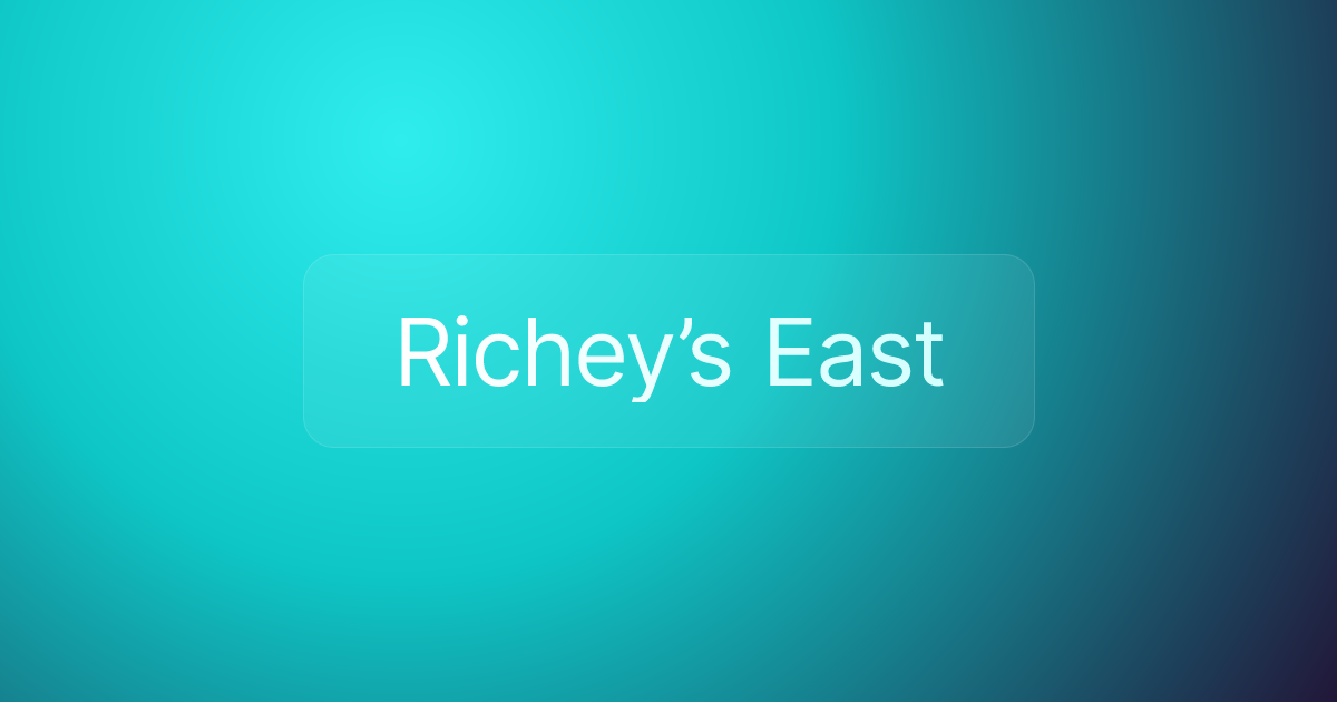 Richey’s East