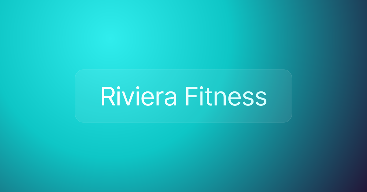 Riviera Fitness