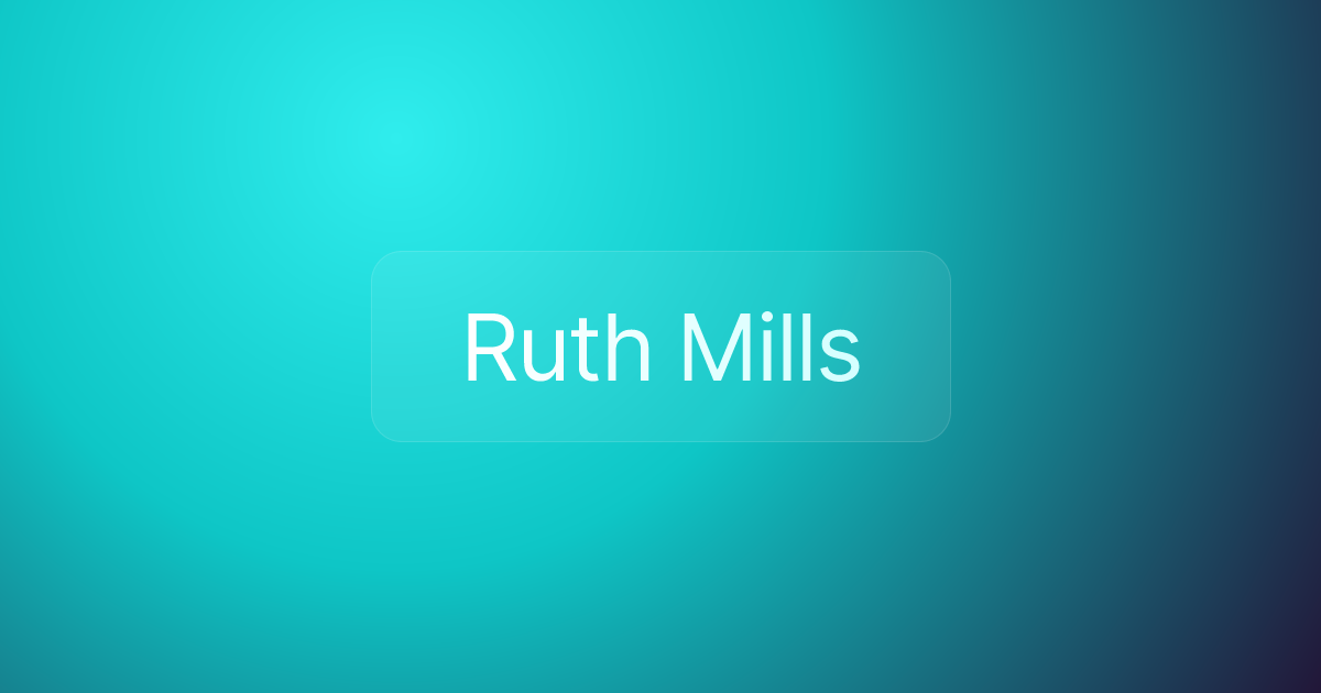 Ruth Mills