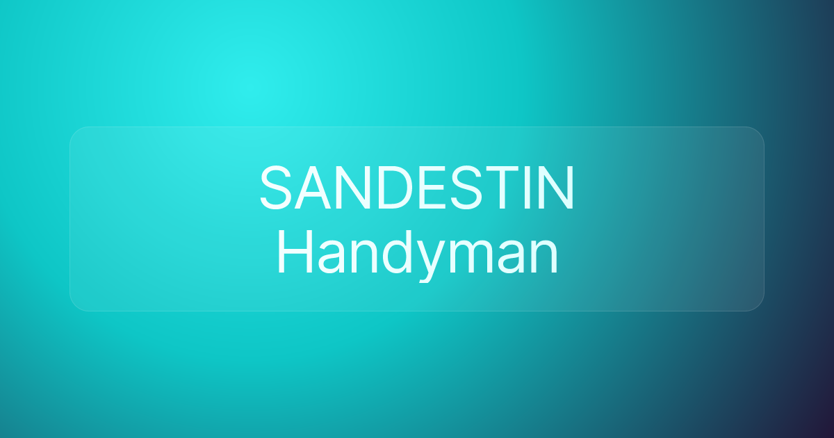 SANDESTIN Handyman