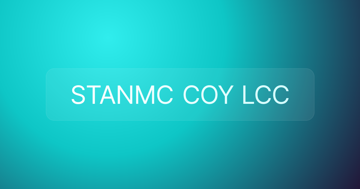 STANMC COY LCC