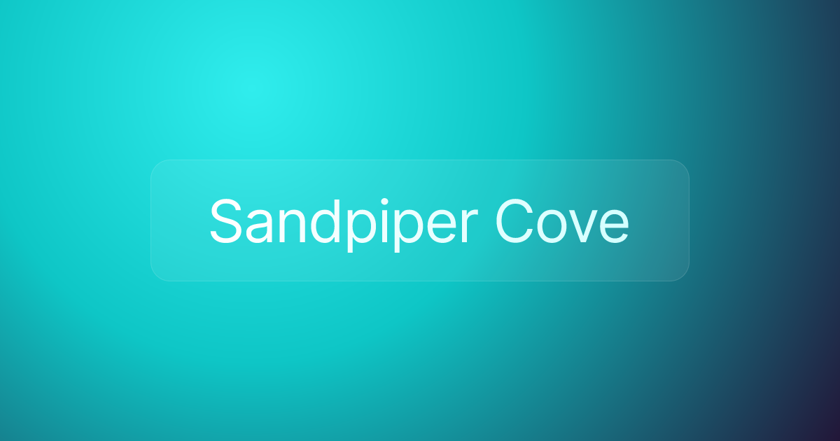 Sandpiper Cove