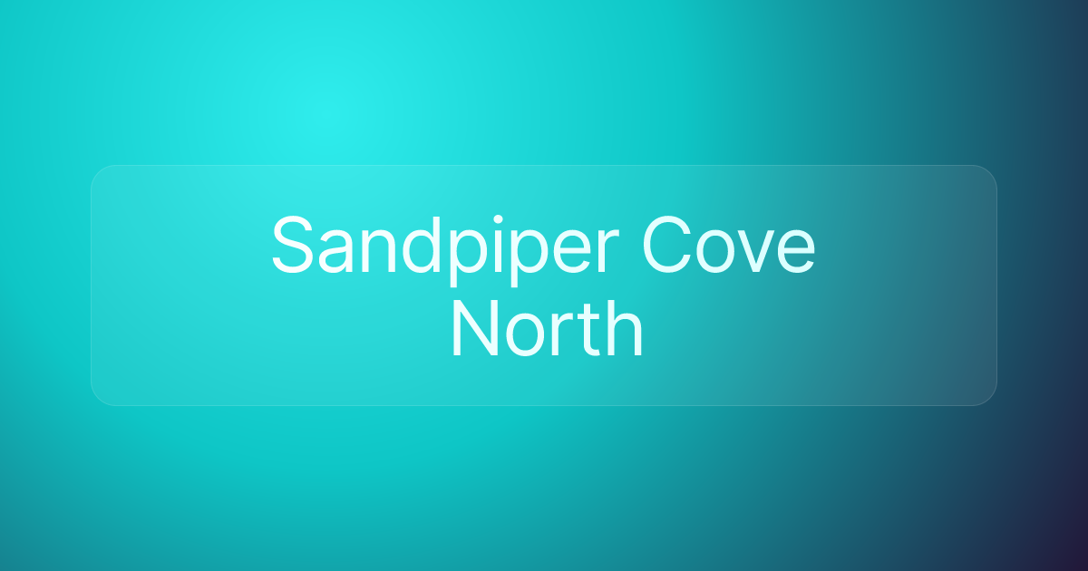 Sandpiper Cove North