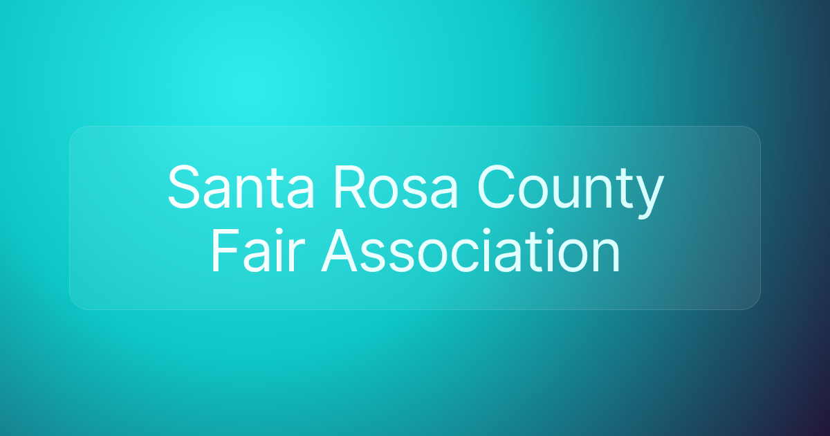 Santa Rosa County Fair Association