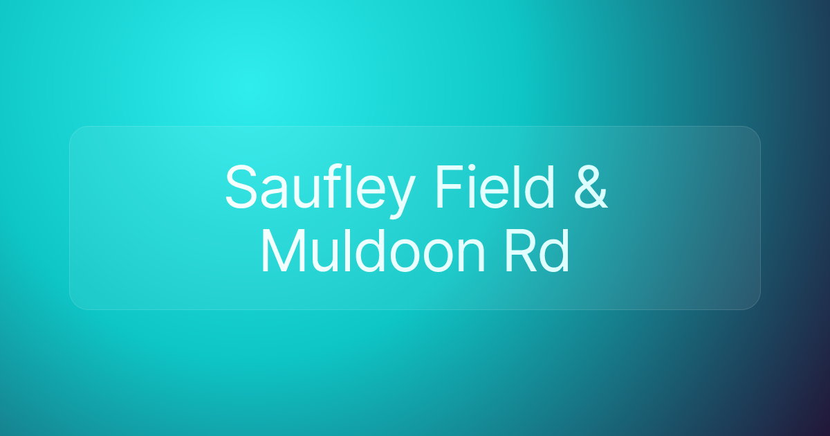 Saufley Field & Muldoon Rd