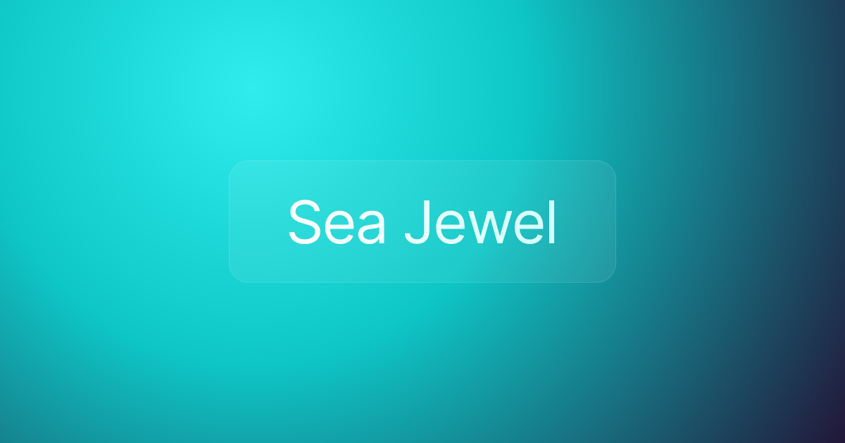 Sea Jewel