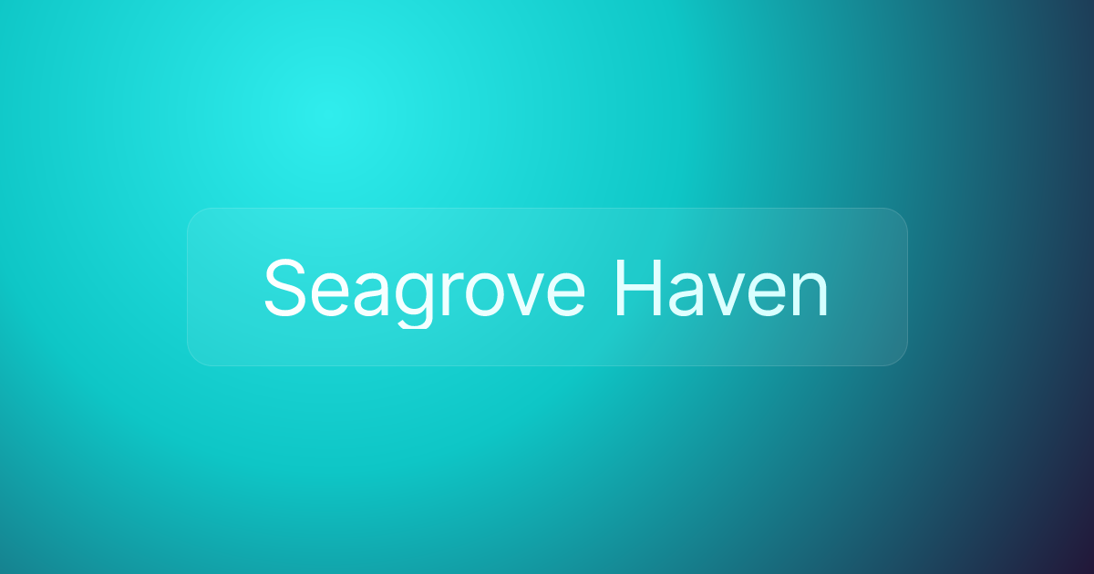 Seagrove Haven