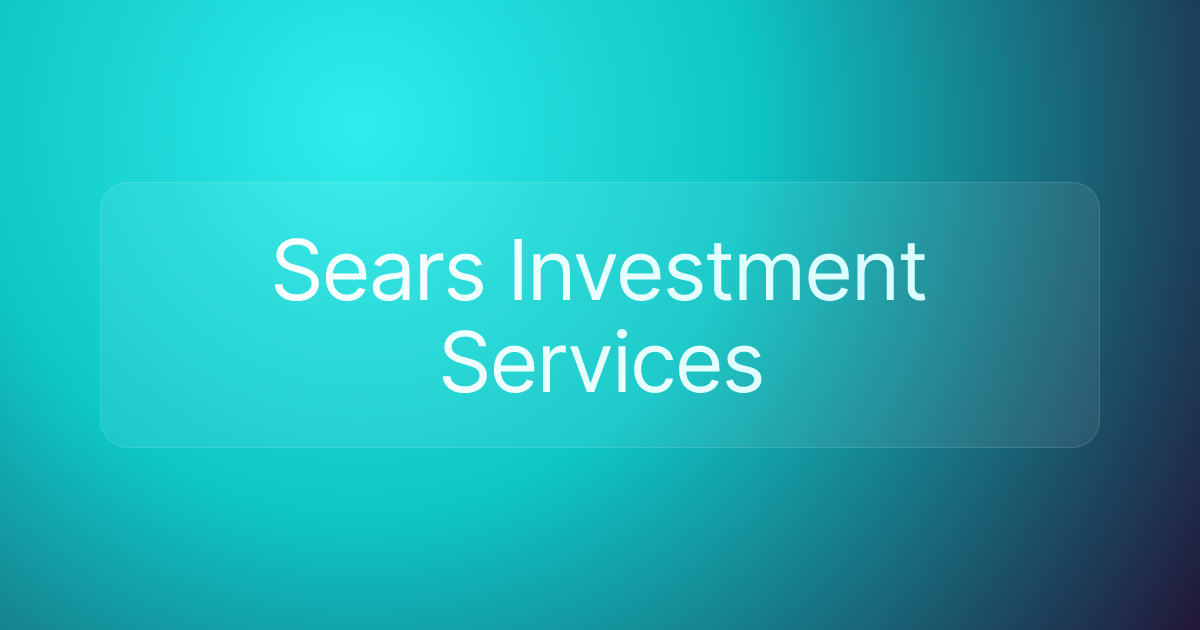 Sears Investment Services