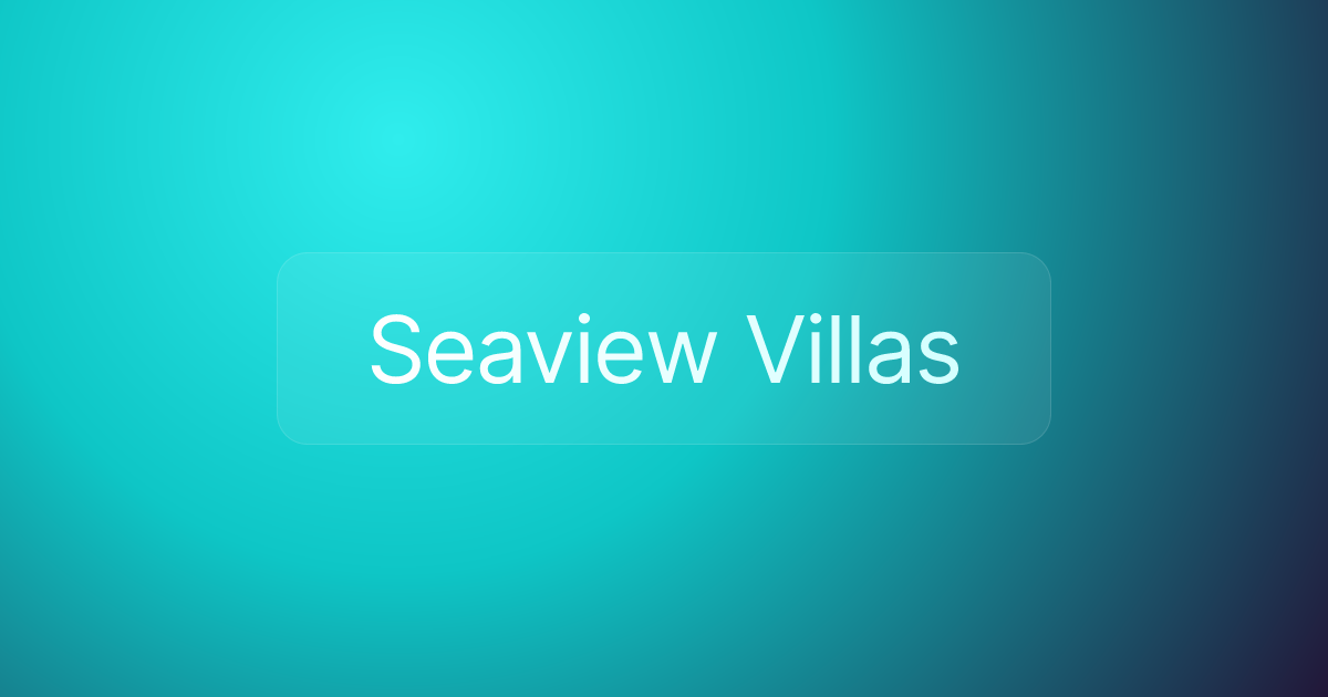 Seaview Villas