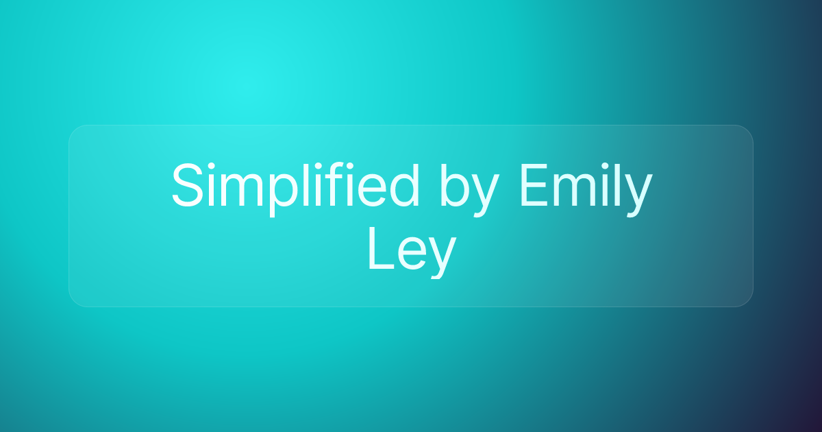 Simplified by Emily Ley