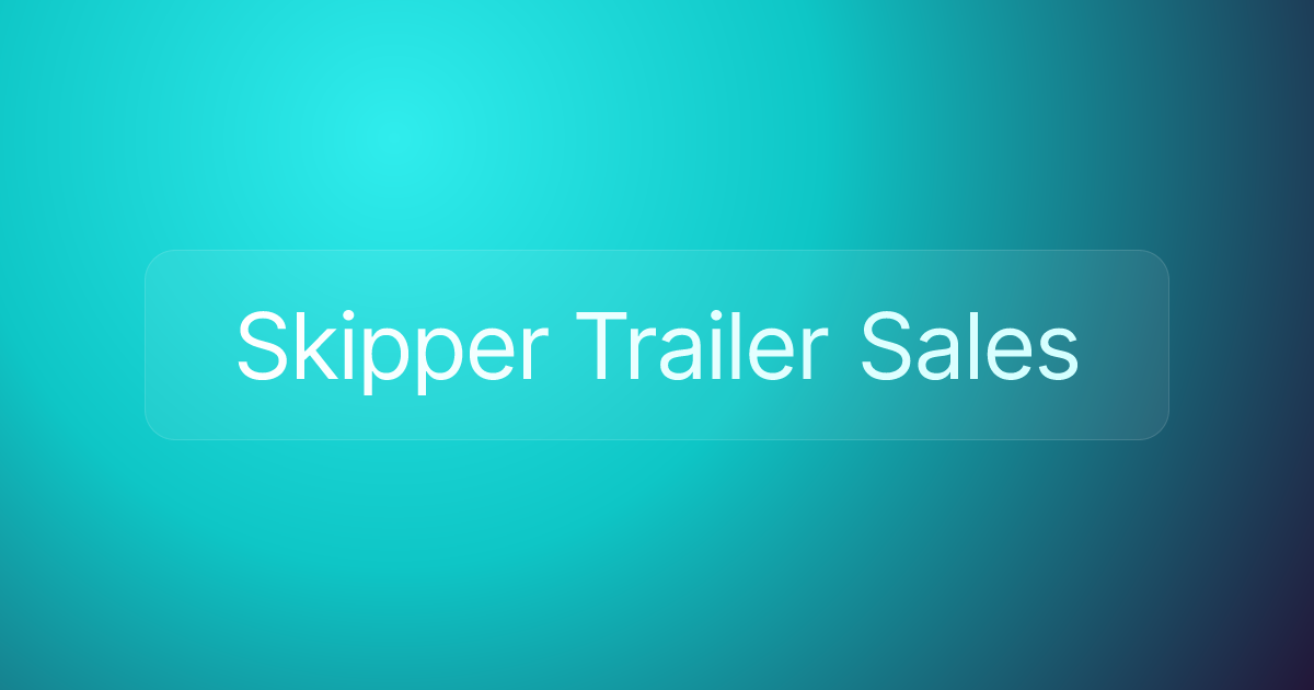 Skipper Trailer Sales