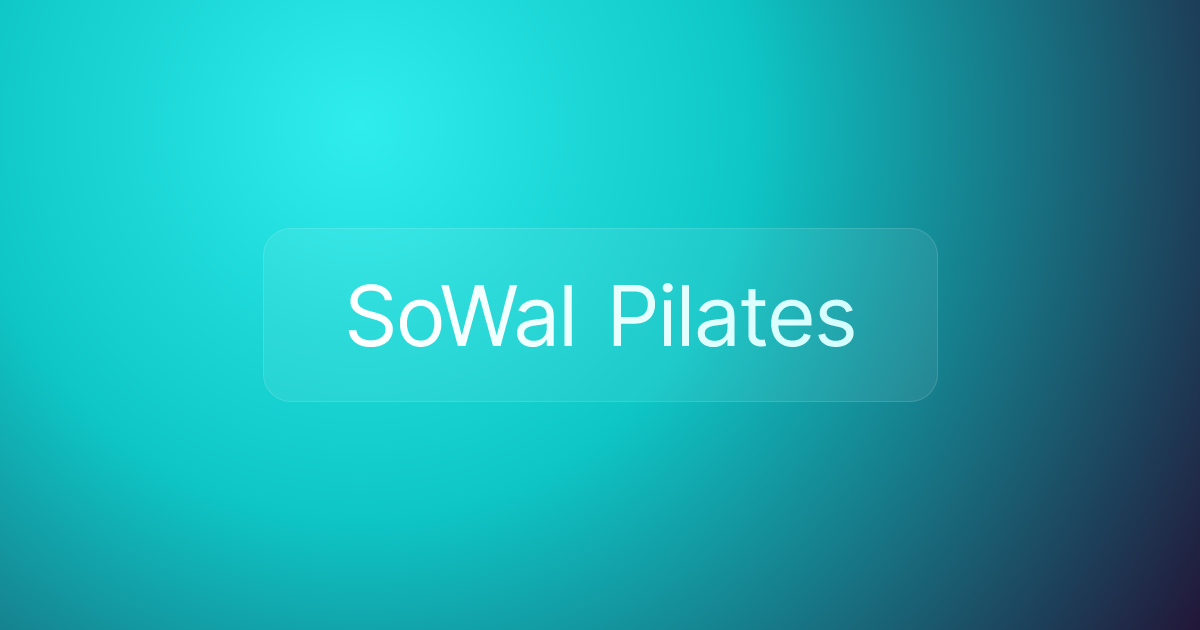 SoWal Pilates
