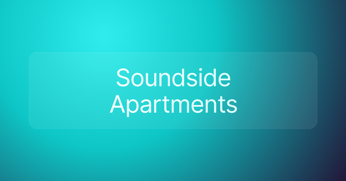 Soundside Apartments