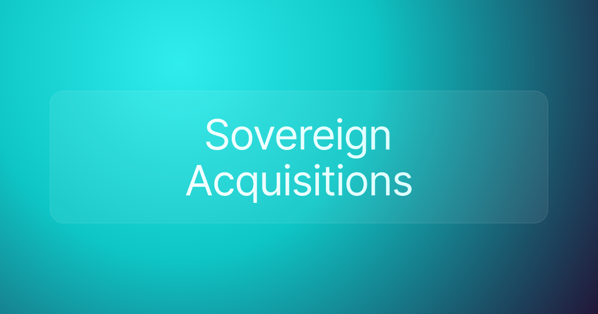 Sovereign Acquisitions