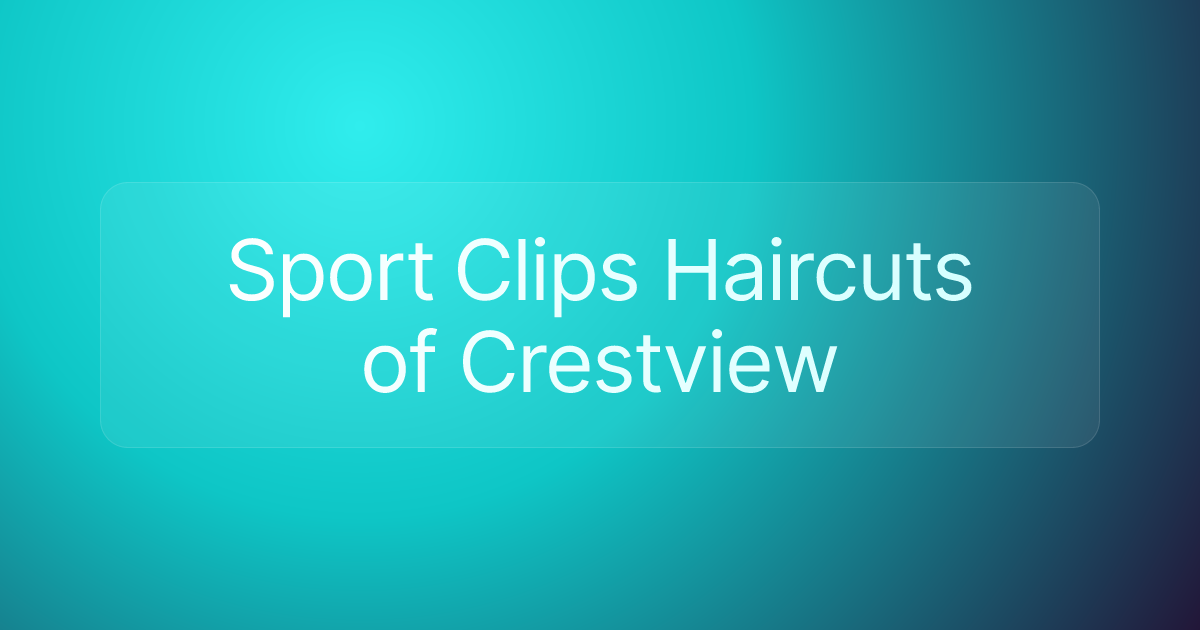 Sport Clips Haircuts of Crestview