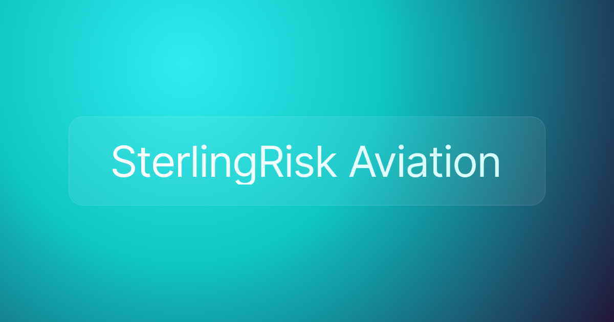 SterlingRisk Aviation