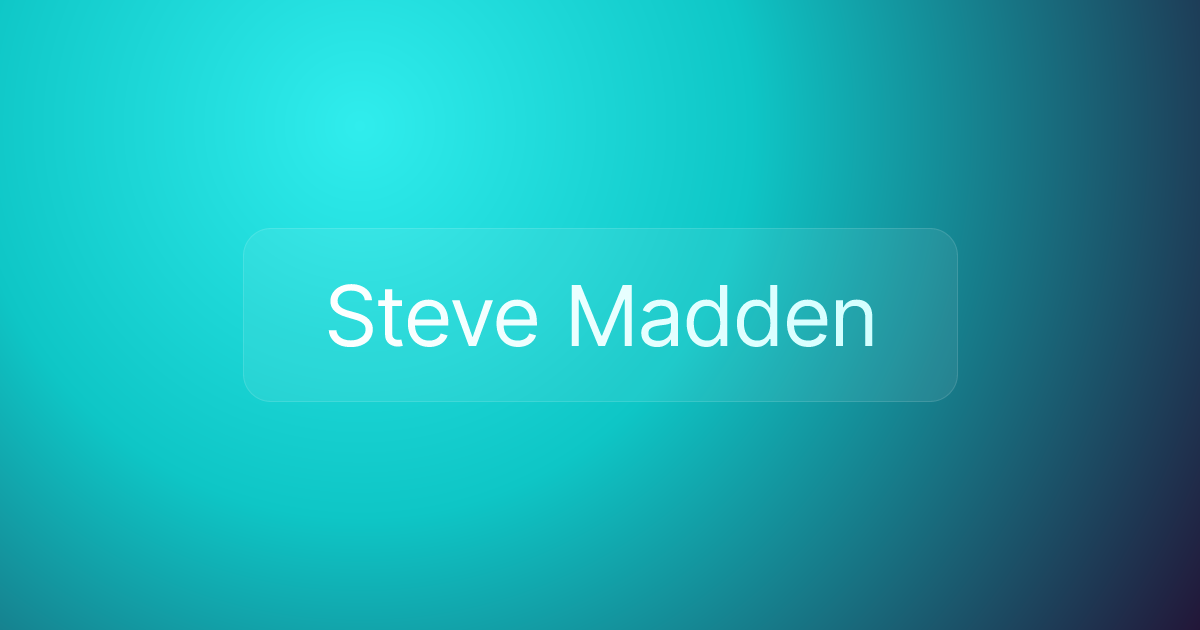 Steve Madden