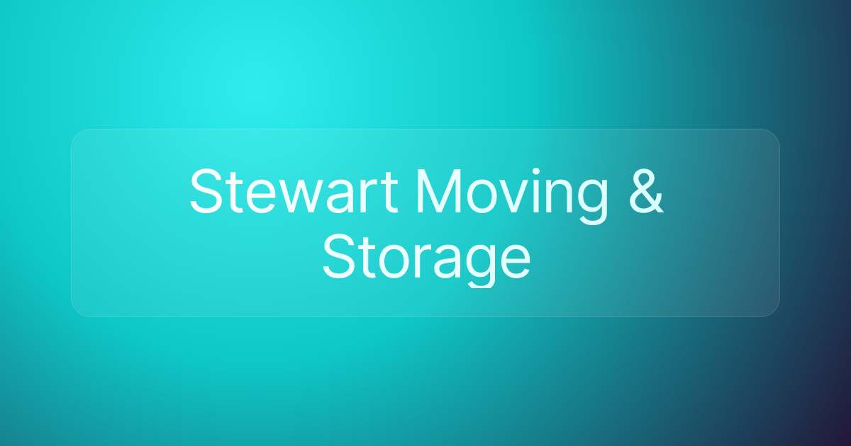 Stewart Moving & Storage