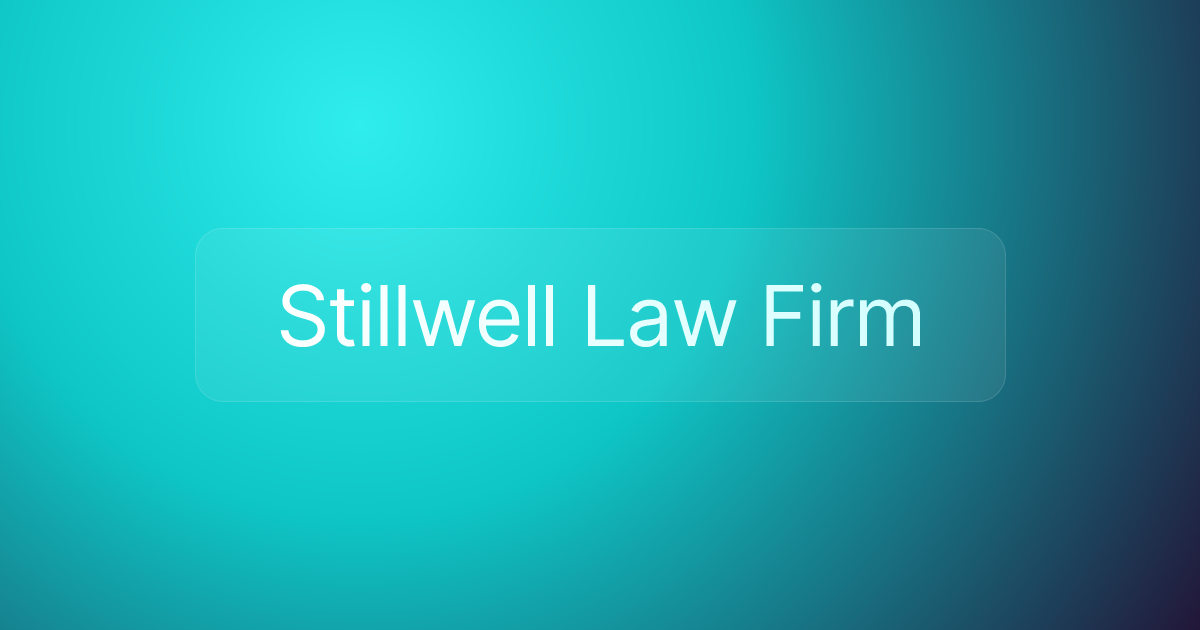 Stillwell Law Firm