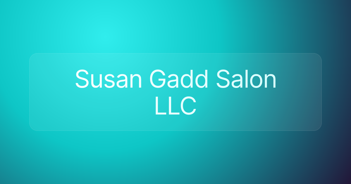 Susan Gadd Salon LLC