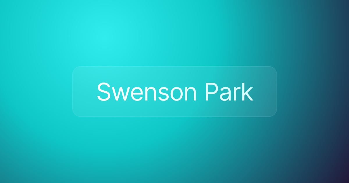 Swenson Park