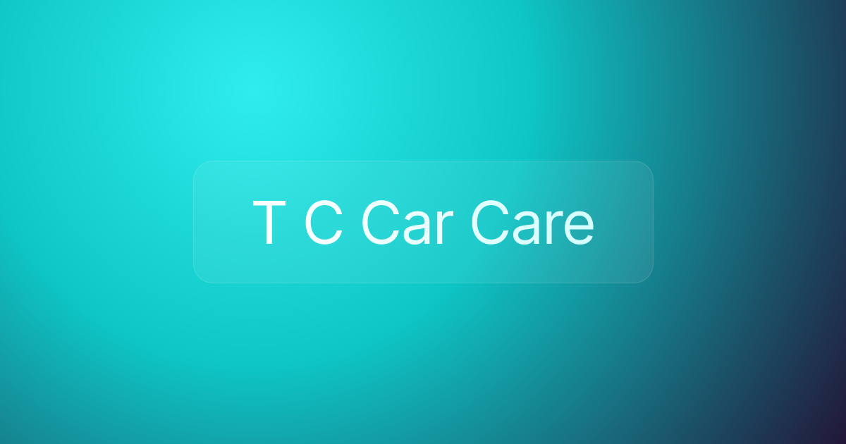T C Car Care