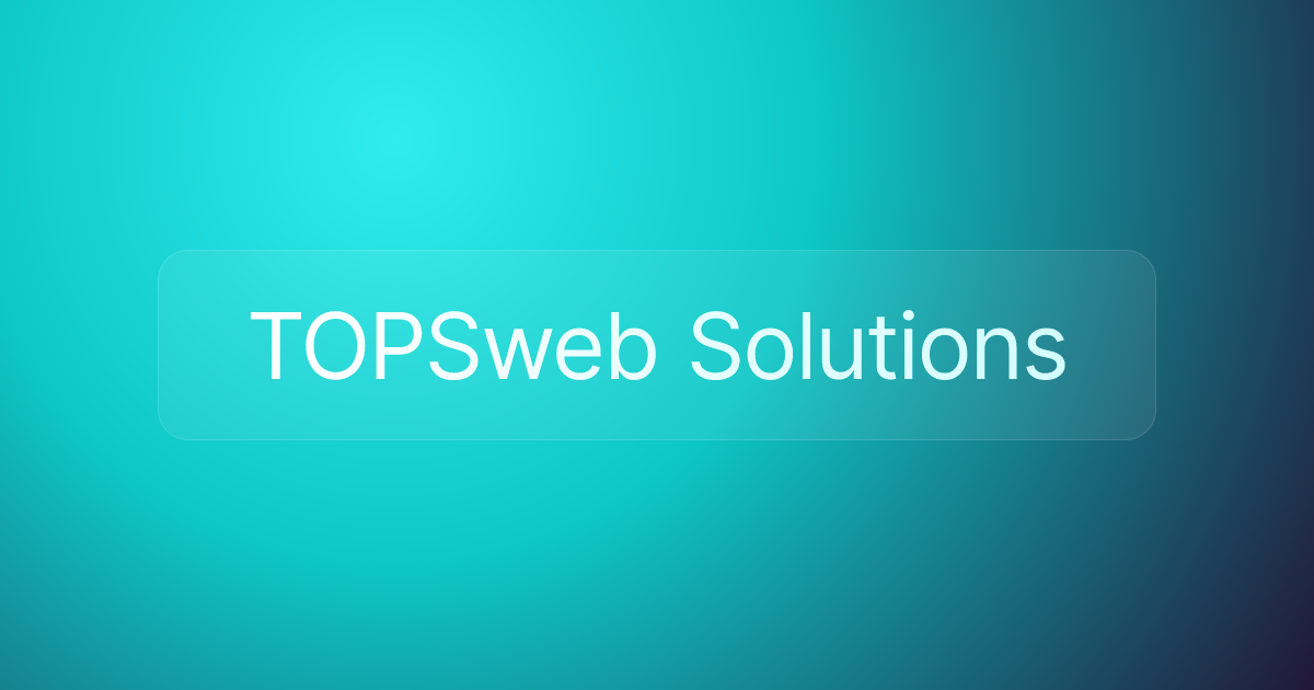 TOPSweb Solutions