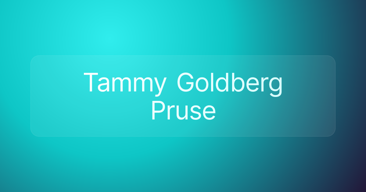 Tammy Goldberg Pruse