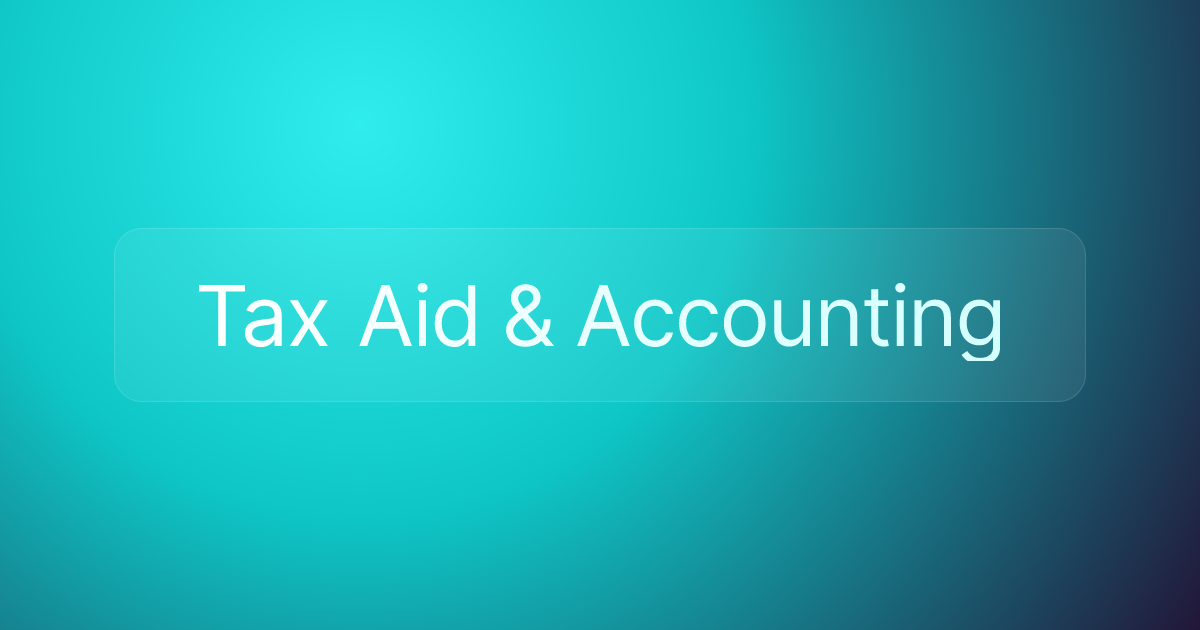Tax Aid & Accounting