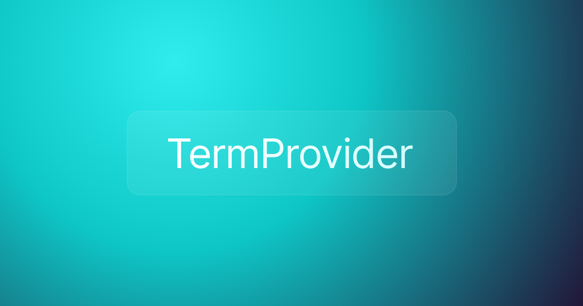 TermProvider
