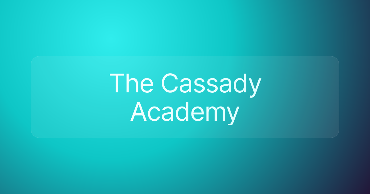 The Cassady Academy