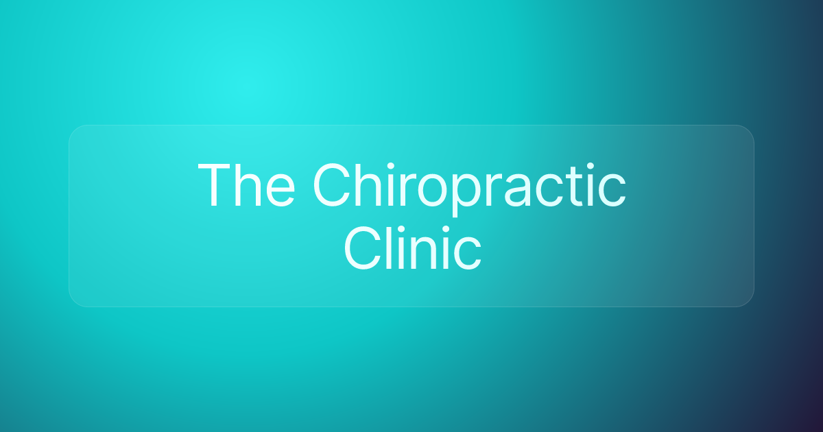 The Chiropractic Clinic