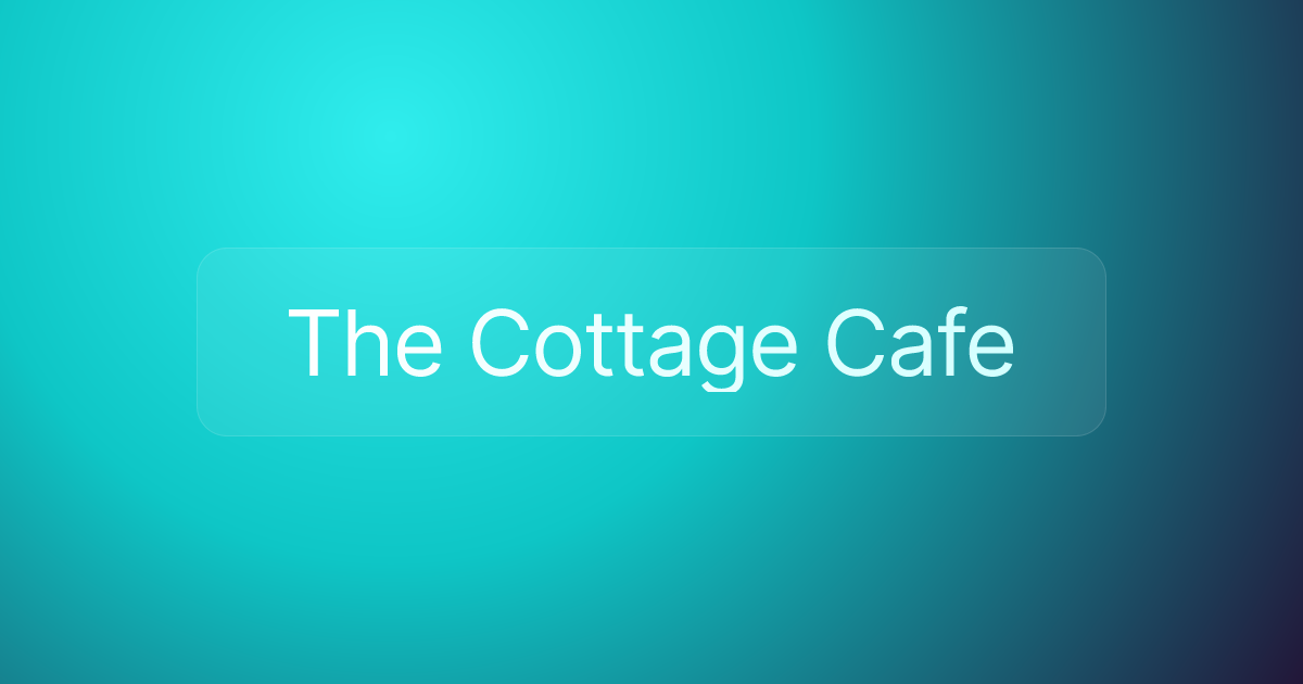 The Cottage Cafe