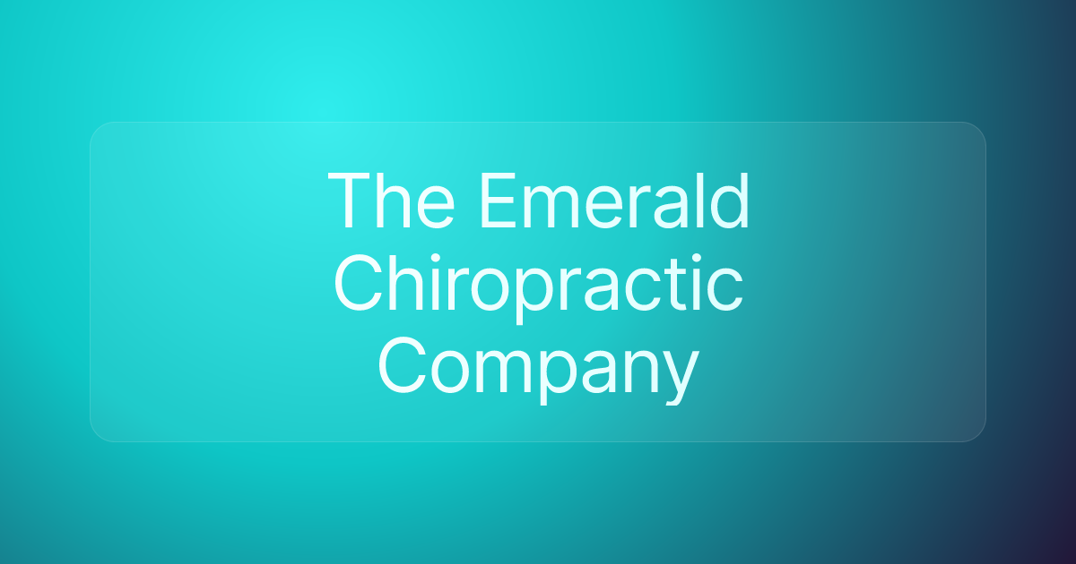 The Emerald Chiropractic Company