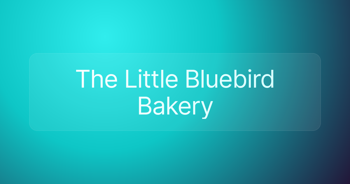 The Little Bluebird Bakery