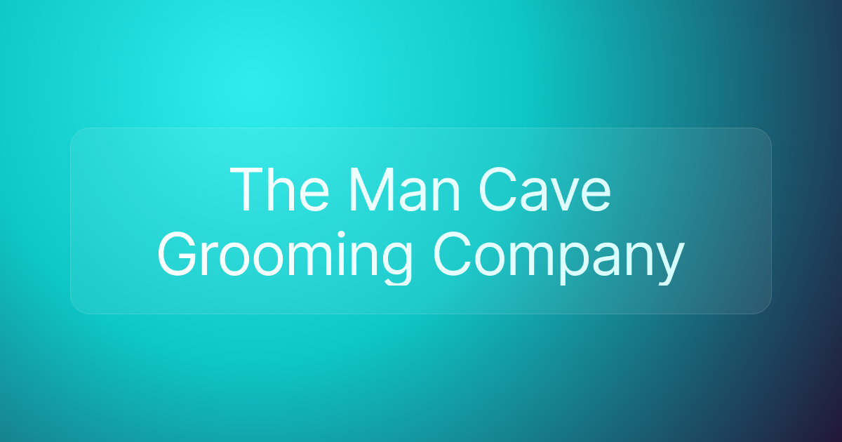 The Man Cave Grooming Company