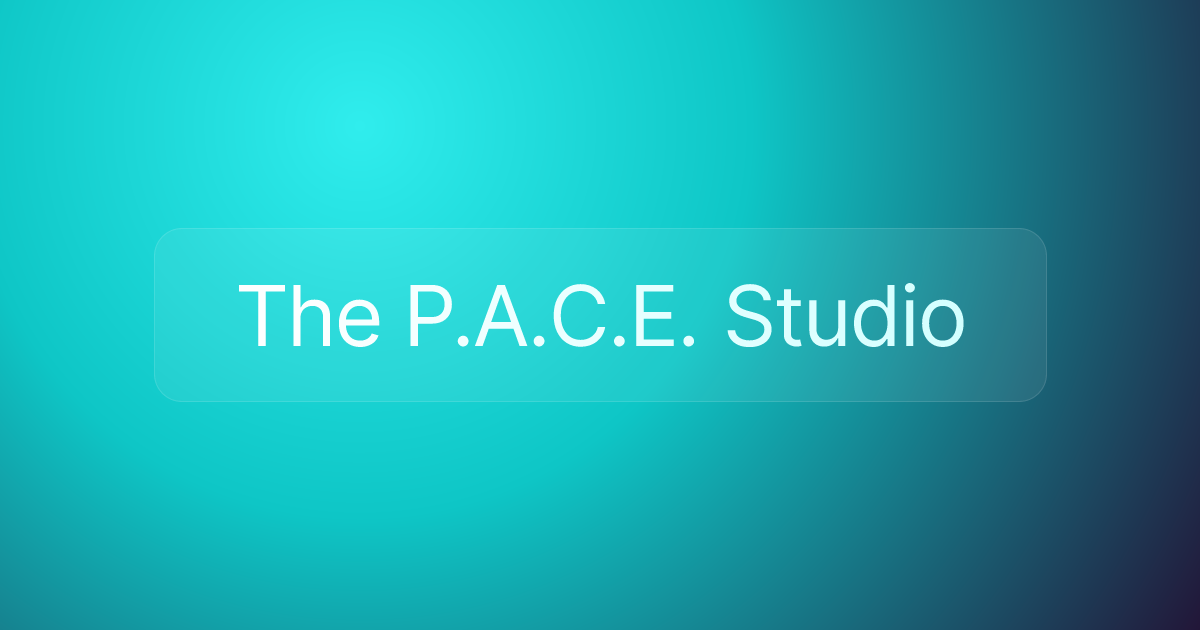 The P.A.C.E. Studio