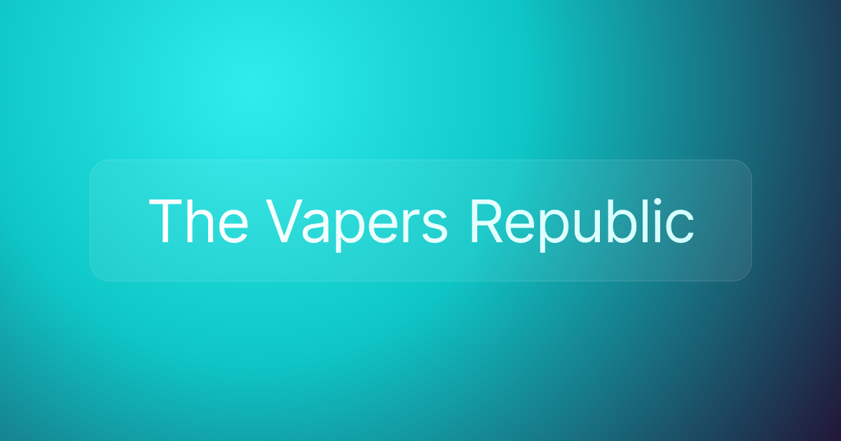 The Vapers Republic