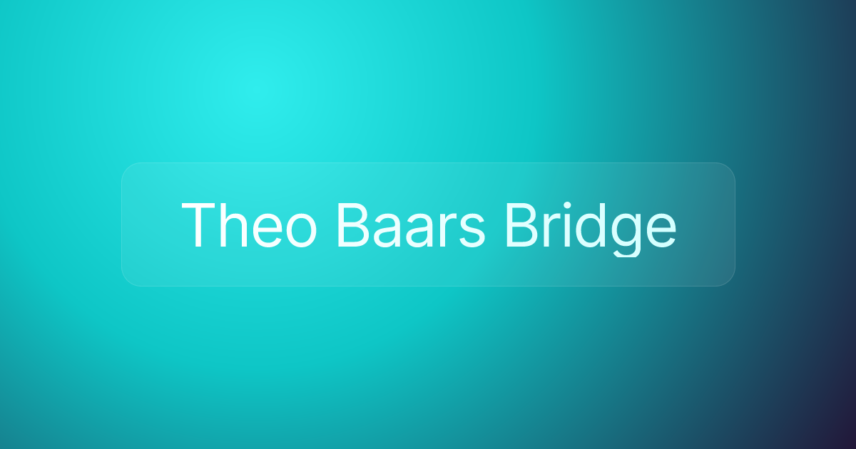 Theo Baars Bridge