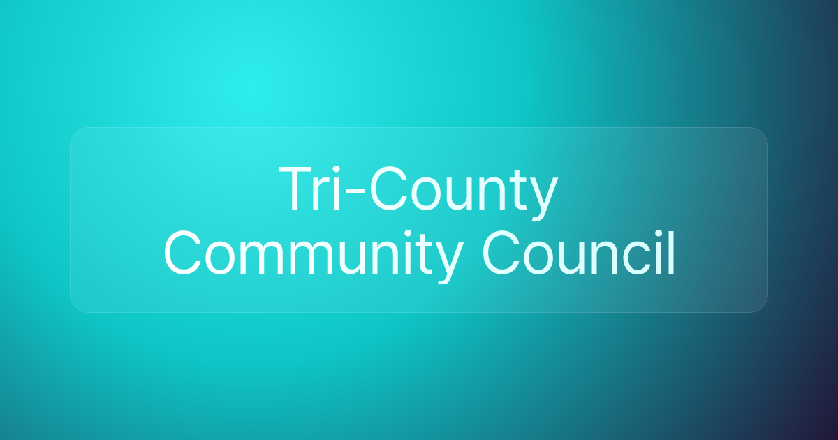 Tri-County Community Council